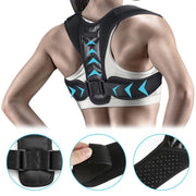 AirPosture Corrector Adjustable Back Brace Shoulder Support Clavicle Belt Men Women